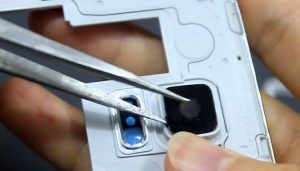 fix a cracked mobile phone camera